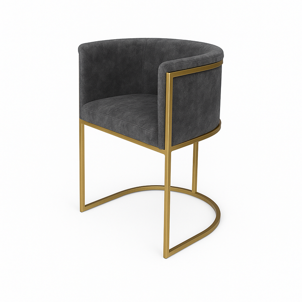 Küchenstuhl aus Samt | Modell ENRI